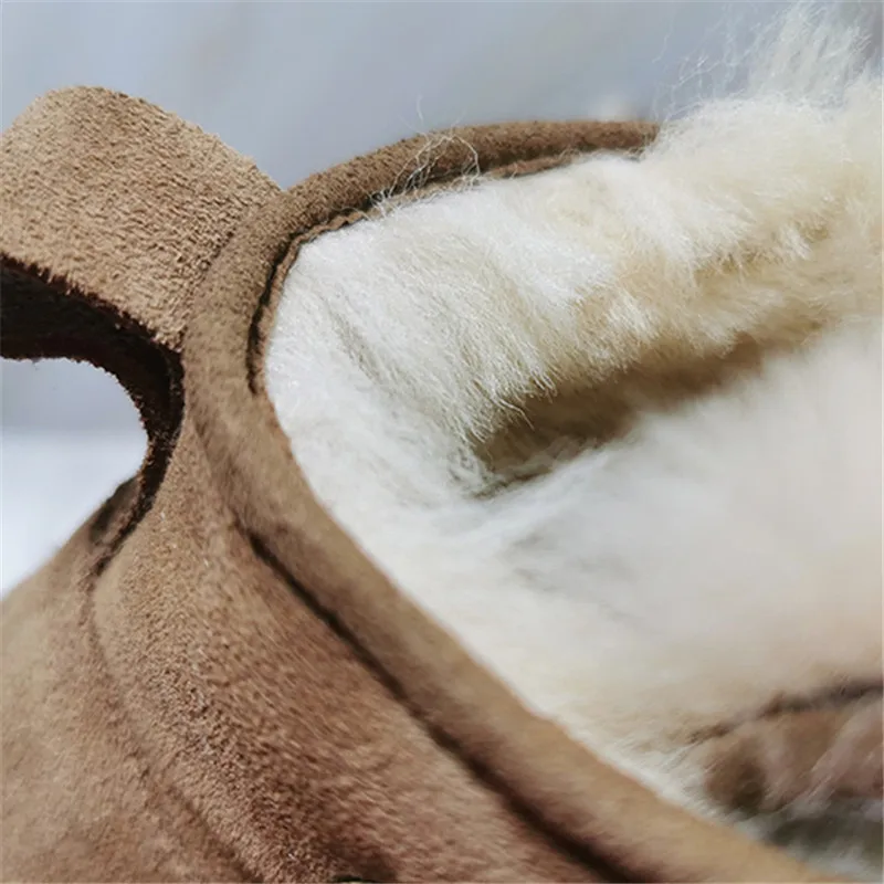 Женские зимние ботинки из натуральной кожи коллекция 2019 года женские бархатные