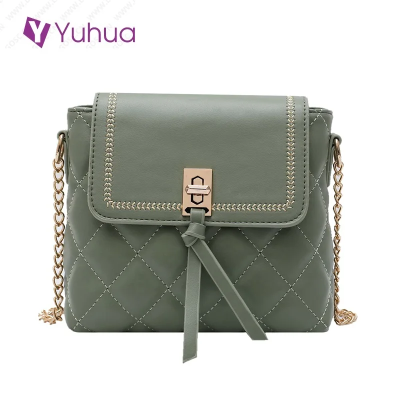 

Yuhua, 2020 new fashion women handbags, casual solid color shoulder bag, trend messenger bag, vintage korean version woman bags.