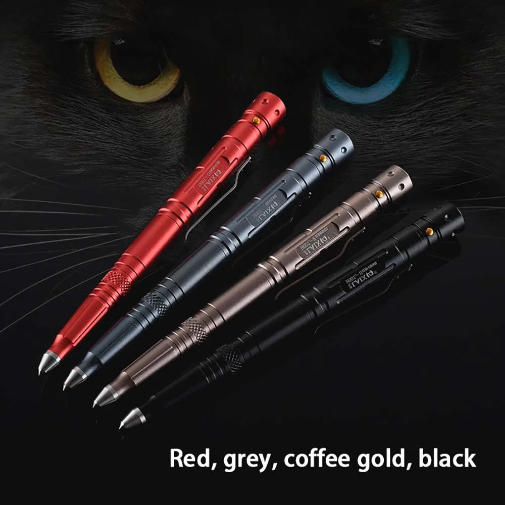 Портативная тактическая ручка фонарик открывалка для бутылок аварийный