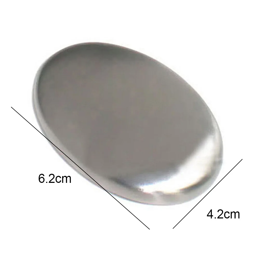 

Oval Stainless Steel Soap Odour Remover Kitchen Hand Eliminating Smell Tool Hot