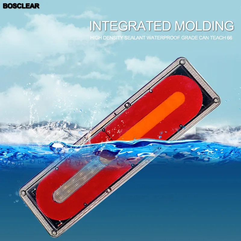 Светодиодный задний фонарь стоп-сигнал для грузовиков прицепов Предупреждение