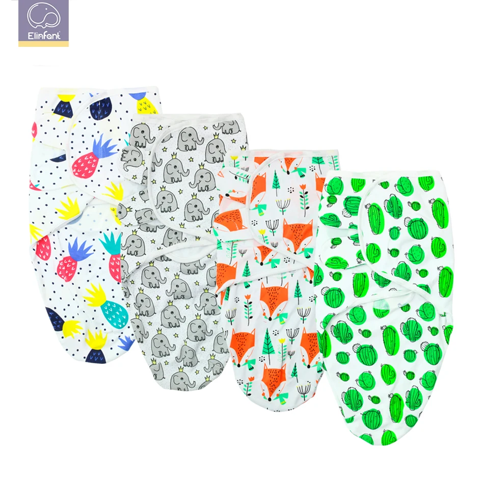 Пеленка для новорожденных Elinfant 100% хлопок мягкое одеяло младенцев пеленальная