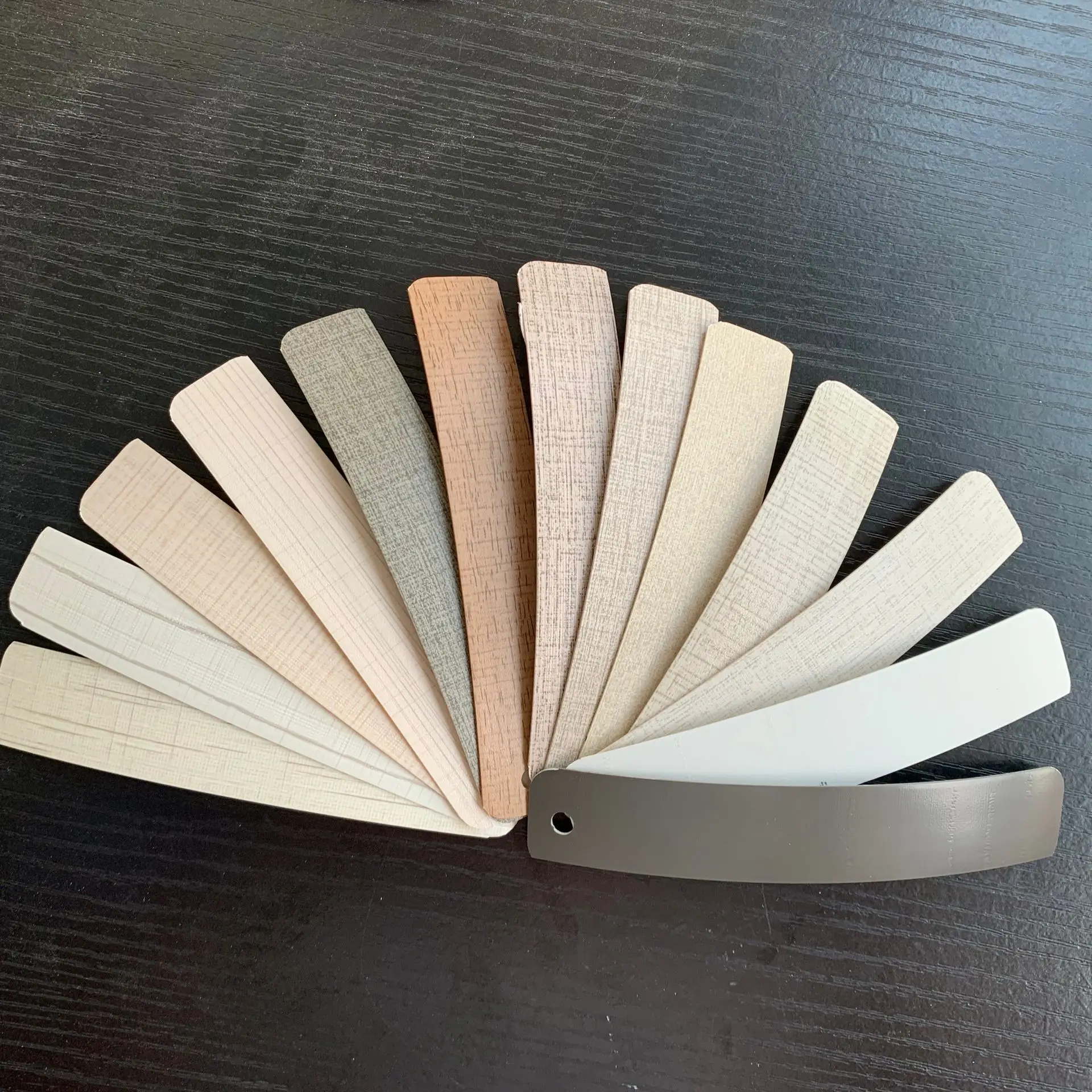 

Edge Banding Trimmer Wood Board Edgeband 2.2cm x 50m Edge Tape Matt Stone Cloth Linen pattern Rustic Gray Khaki