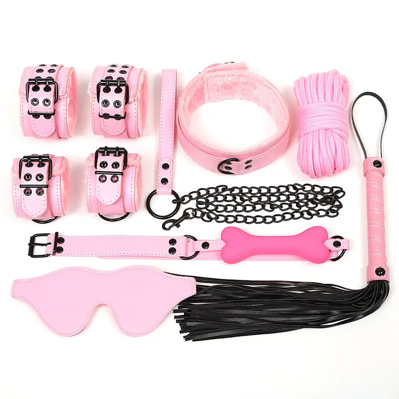 Экологические ПУ плюшевые 7 штук наручники связанные бондаж альтернативные