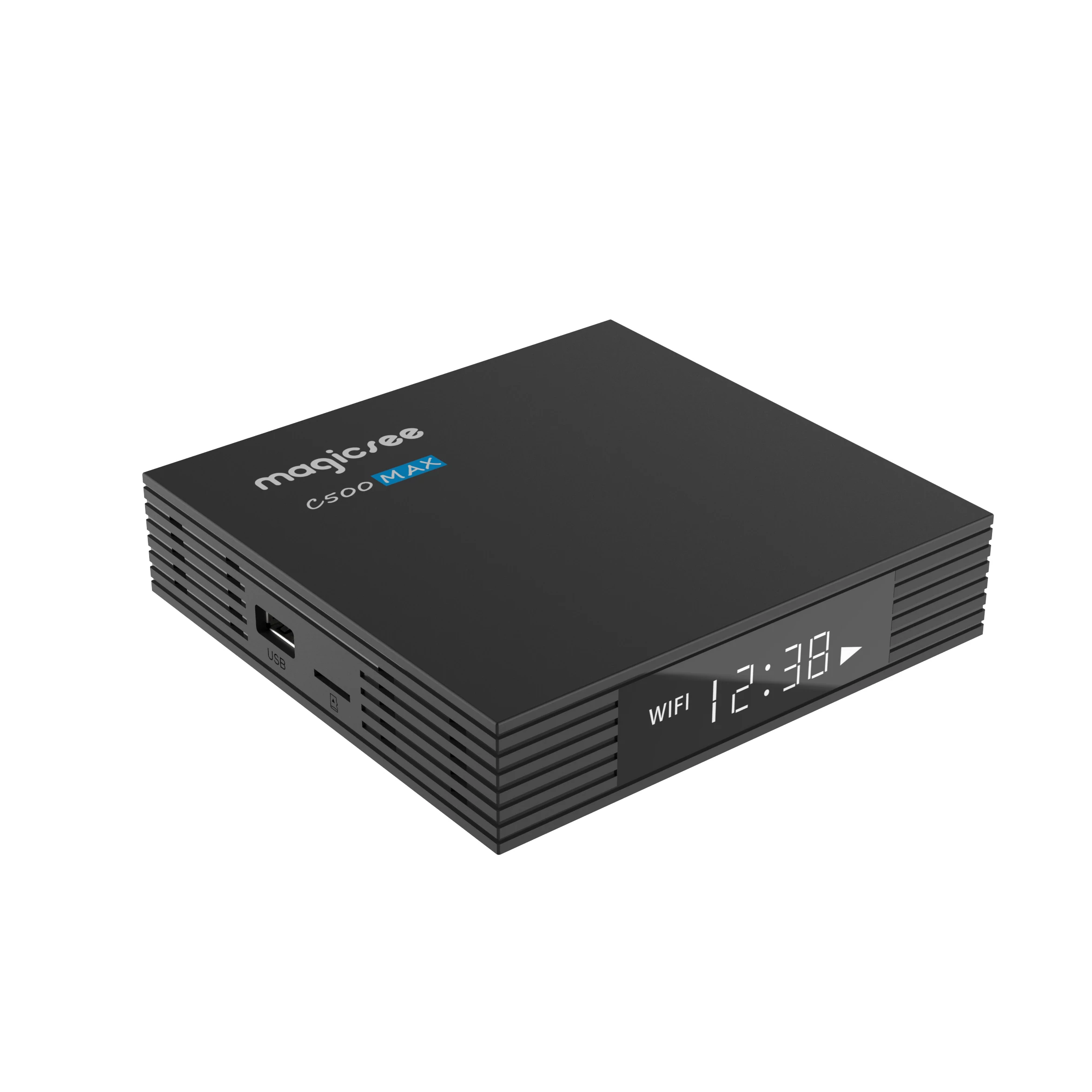 1 шт. DHL Magicsee C500 max 4K Android dvb s2 комбинированный гибридный STB Amlogic S905x3 android 9 0 OS