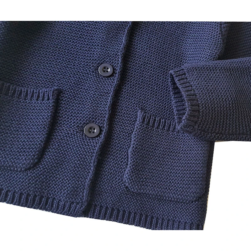 

Christmas Elk Baby Boys Girls Cardigan Coat New 2020 Autumn Winter Boys Girls Pure Color Long Sleeve Knitted Kids Cardigan Coat