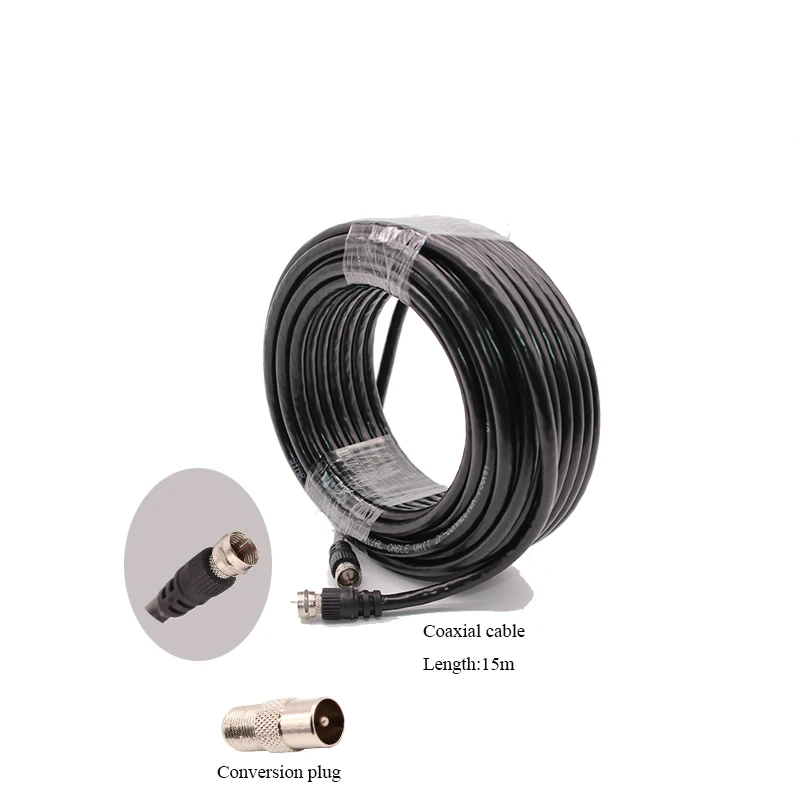 15M Cable HD цифровая наружная ТВ антенна для DVBT2 HD tv ISDBT ATSC с высоким коэффициентом усиления сильный сигнал наружная ТВ антенна - Цвет: 15M Cable