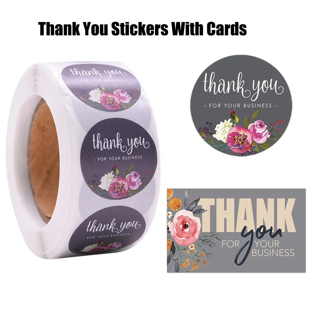 

500 шт. спасибо Вас как партнера по бизнесу; Стикеры с картой для малого бизнеса посылка подарок украшение ярлыки, поставка канцтоваров