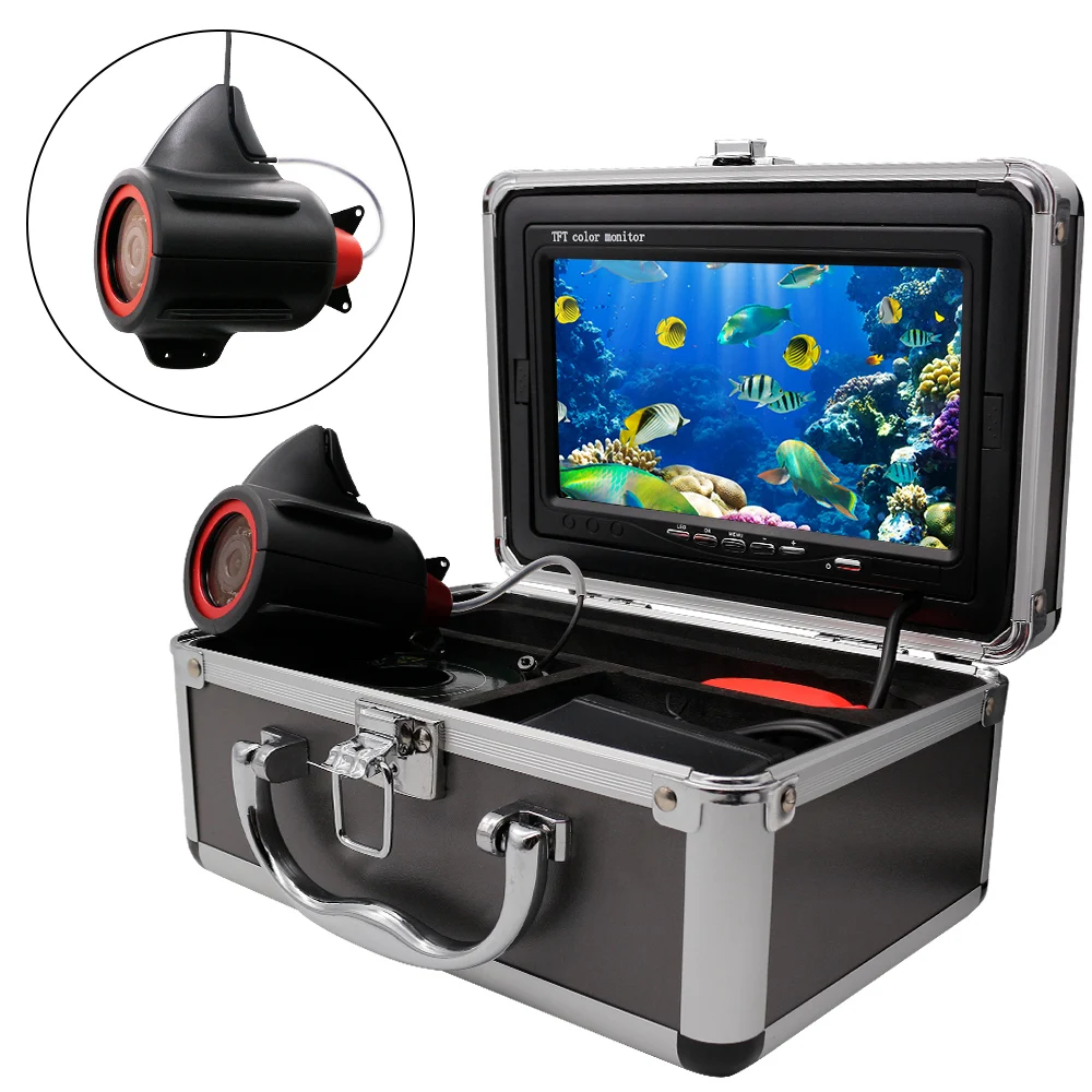 

Underwater Fishing Camera Infrared 7" Inch 15M 30M 1000TVL Waterproof Fish Finder Fishing Camera For Ice/Sea Fishing