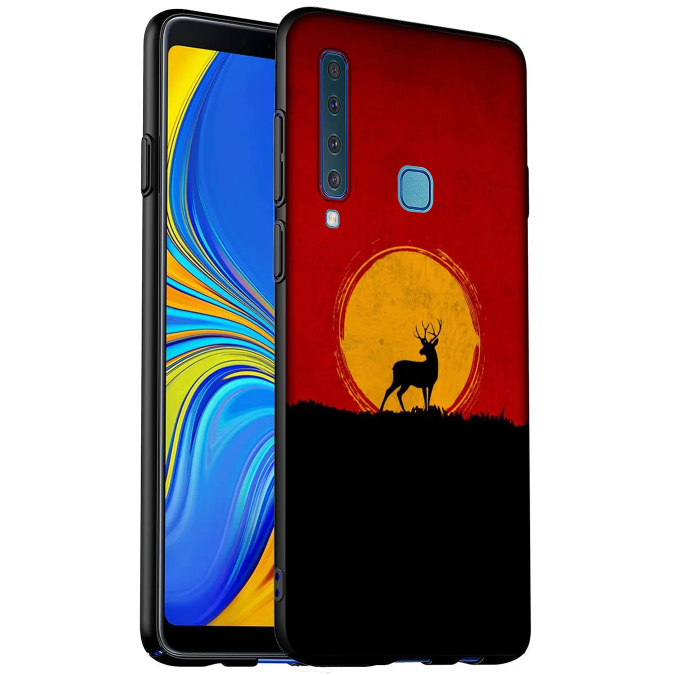 Цветной Мягкий силиконовый чехол для телефона Samsung Galaxy A6 A7 A8 A9 2018 A3 A5 2016 2017 Note 9 8 10