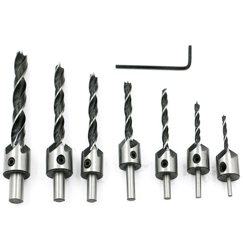 

1x Refillable Butane Gas Soldering Iron Pen Shape Tool Kit & 7Pcs Countersink Drill Bits Set 3-10mm