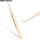Пинцет для ресниц, ультратонкий наконечник, для 3D 6D, Профессиональный пинцет для наращивания ресниц