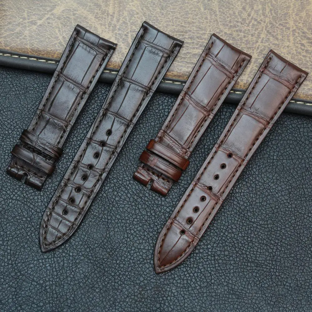 Pesno заменить мужские t ремешки для часов Jaeger-LeCoultre Master 1368420/1362501 кожа аллигатора ремень для часов Мужские аксессуары