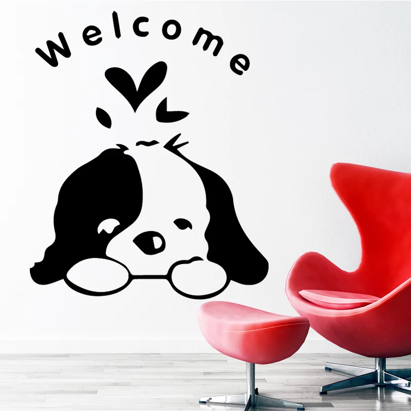 Съемные наклейки с собаками украшение для дома в скандинавском стиле детской