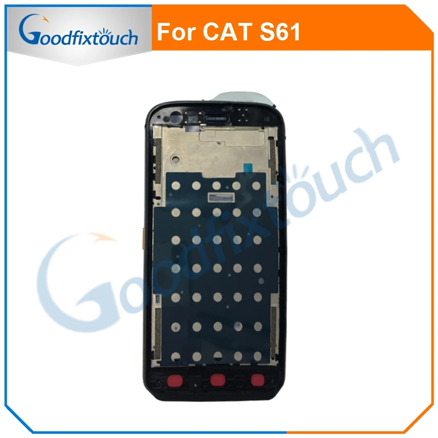 Средняя рамка для Caterpillar Cat S61 корпус передней рамы не ЖК-дисплей для собаки кошки S61 средняя рамка Repairpart Запчасти