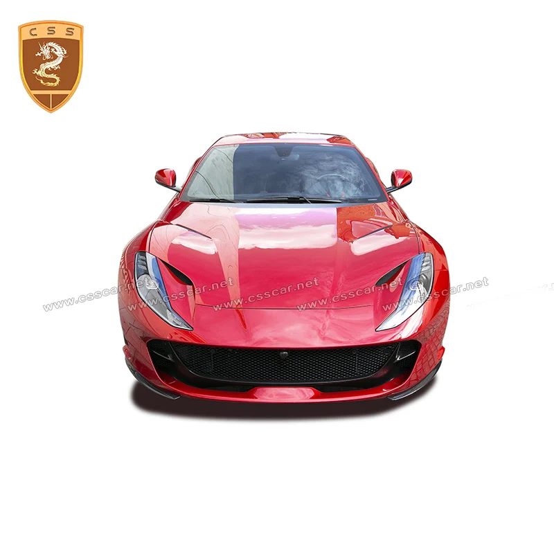 

Auto Spare Parts carbon fiber front headlight Cover Air Vents for Ferrari 812