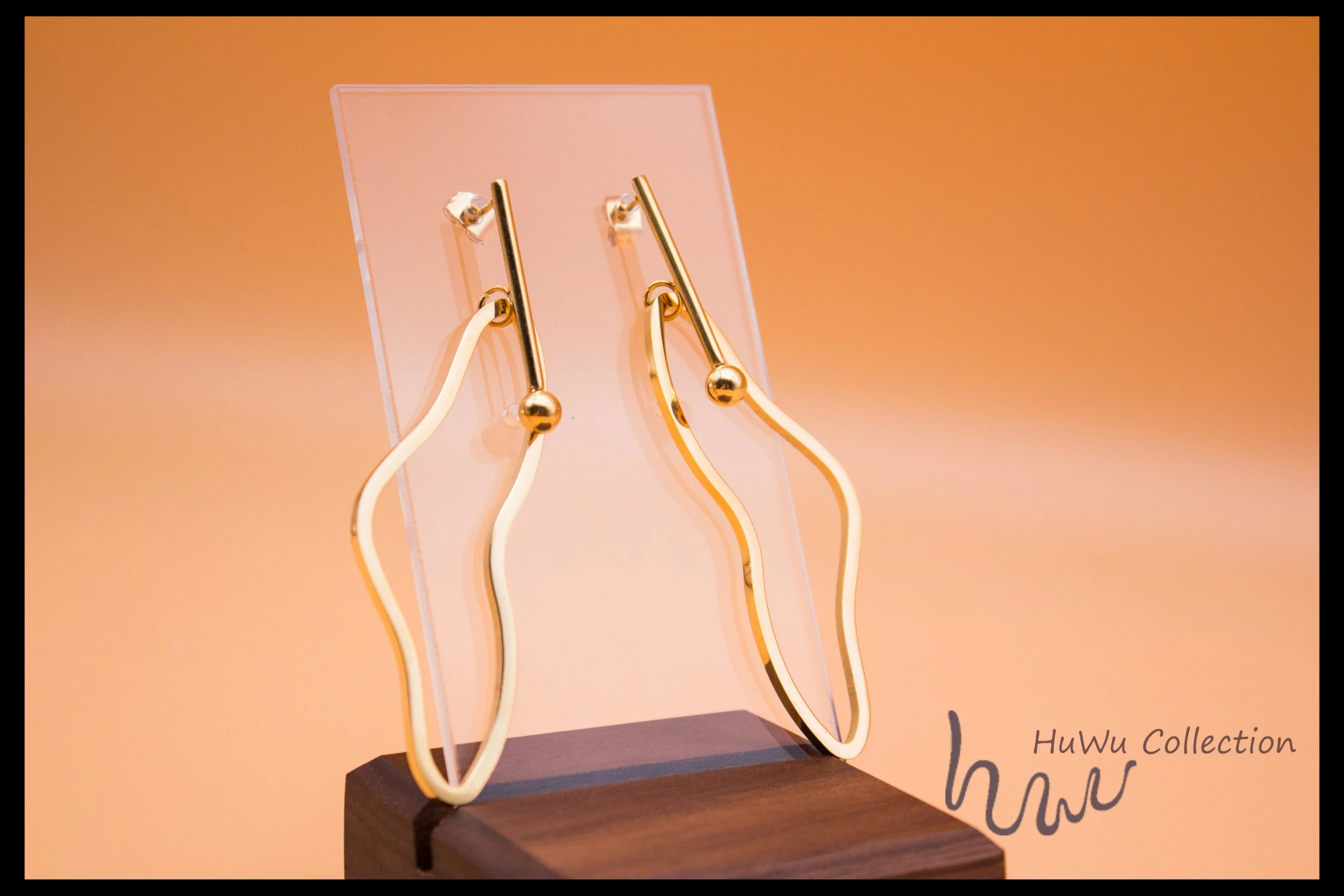 Серьги неправильной формы для женщин Преувеличенные Абстрактные Художественные