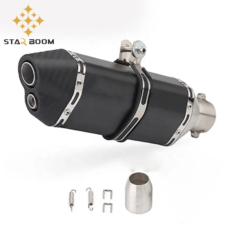 HDMP универсальный мотоцикл akrapovic GP SC выхлопной глушитель труба ATV внедорожный