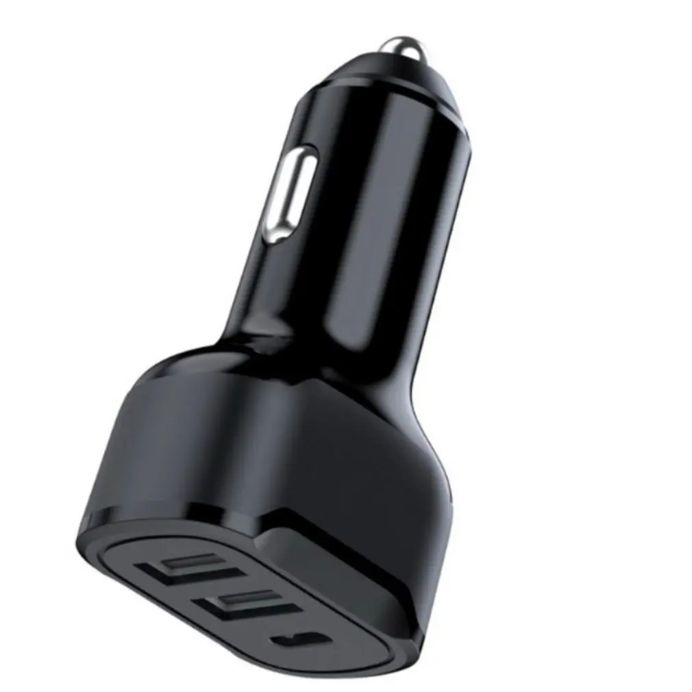 

Car Charger 3 Ports USB Adapter Cigarette Lighter For All Types Mobile Phone Charger Smart USB Charging Charger