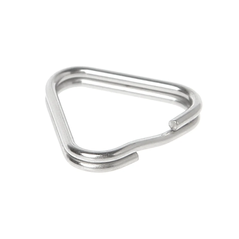 10 шт./компл. металлические треугольные кольца раздельные ремешки для цифровой