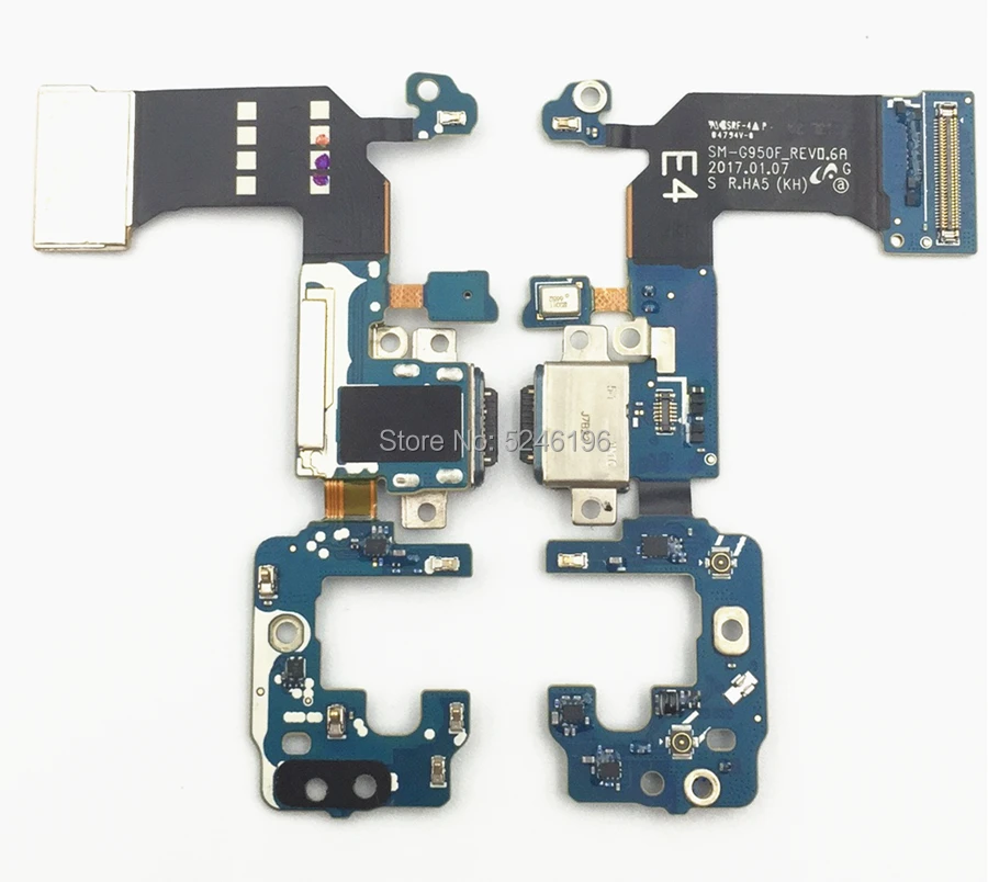 1 шт. Micro USB PCB зарядное устройство док-станция порт мини разъем гибкий кабель для samsung Galaxy S8 SM-G950F G950F печатная плата