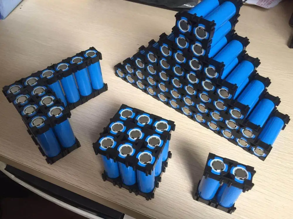 4x ABS 18650 Держатель батареи для хранения и переноски фиксации Li Cells контейнер рамка