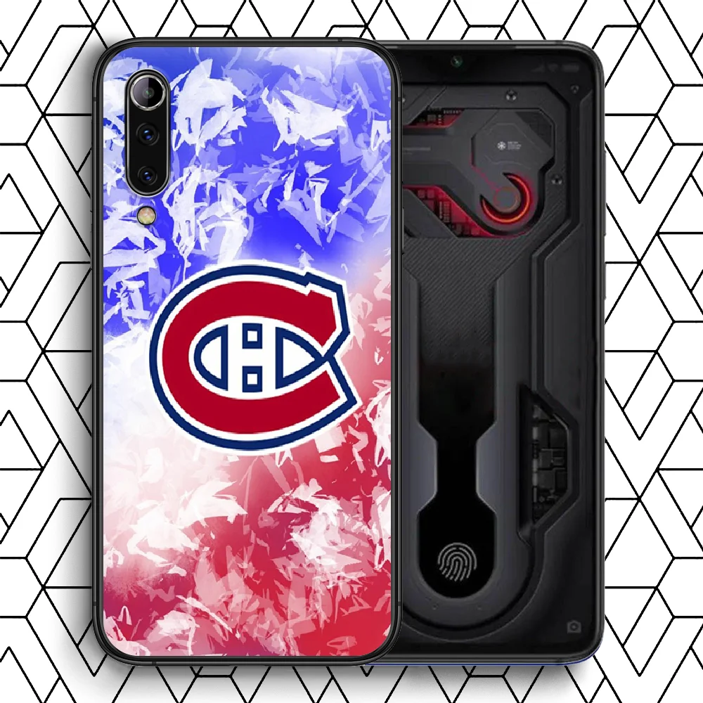 

Montreal Ice Hockey Canadien Phone Case For Xiaomi Mi Note 10 A3 9 MAX 3 A2 8 9 Lite Pro Ultra black Cell Silicone Back Luxury