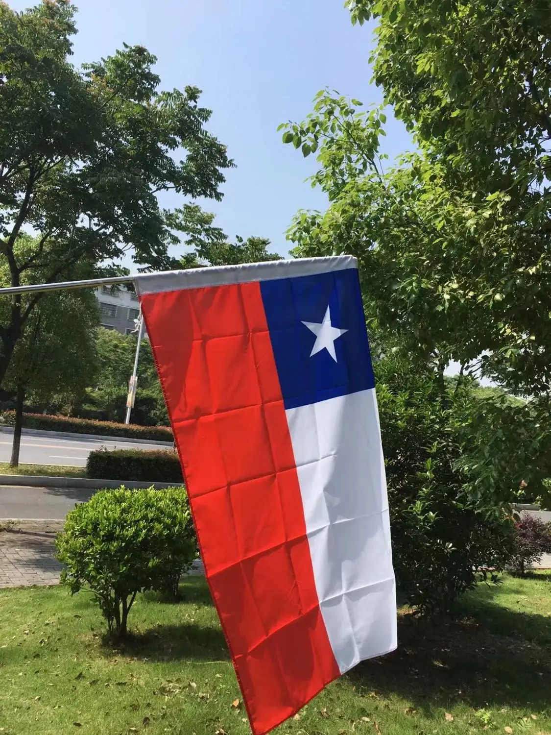 Бесплатная доставка Чили национальные флаги 90*150 см полиэстер висячий флаг для