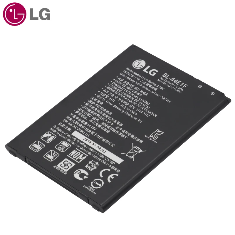 LG телефона Батарея BL-44E1F Замена для LG V20 VS995 US996 LS997 H990DS H910 H918 Stylus3 M400 3200 мА/ч, Батарея