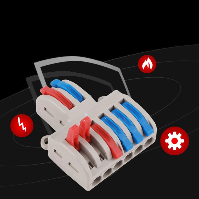 SPL 42/62 Мини Быстрый Соединитель проводов Универсальный DIY проводка кабеля Разъем