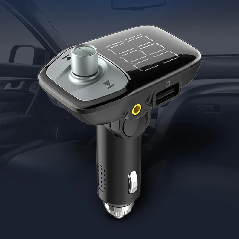 HOT-Mp3-плеер Bluetooth прикуриватель зарядное устройство авто двойной Usb зарядка для