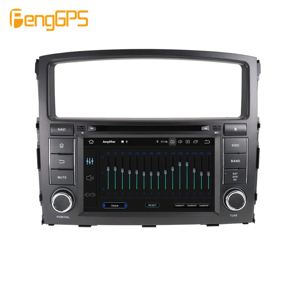 Android 9 DSP Автомобильный GPS Радио экран для MITSUBISHI PAJERO V97 V93 Shogun Montero 2006 + навигация