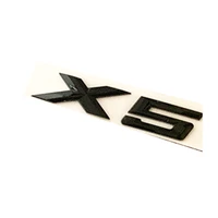 letter number emblem for bmw x5 trunk model name badge car styling refitting sticker matte black glossy black