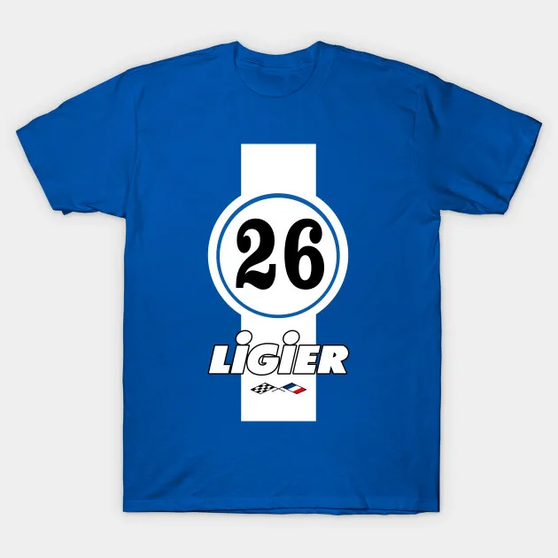 Мужская футболка LIGIER CLASSIC 26 1976 1980 Футболка женская |