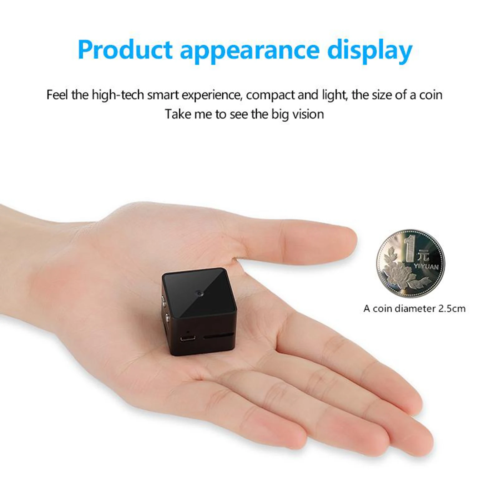 

1080P Hidden Micro Camera Video Recorder Smallest Cam Camcorder Indoor