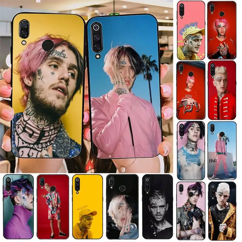 YNDFCNB Lil открытым рэп певец мягкий черный чехол для телефона Redmi note 8Pro 8T 6Pro 6A 9 8 7 7A