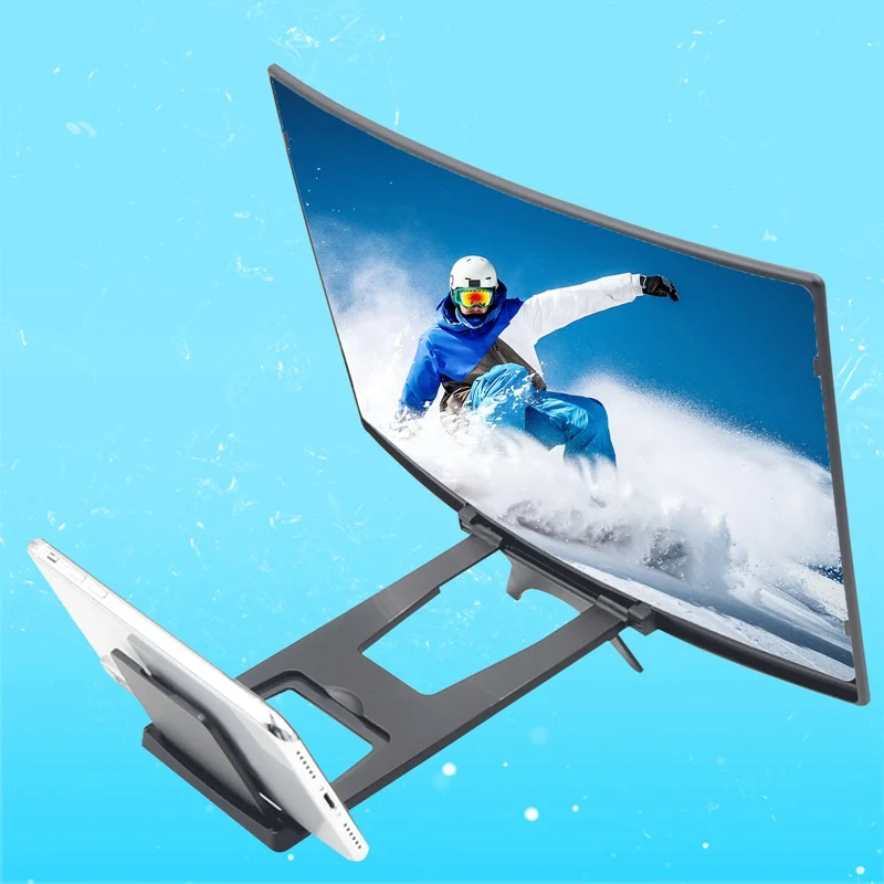 14-дюймовый большой экран 3D HD усилитель изогнутый мобильная лупа для экрана