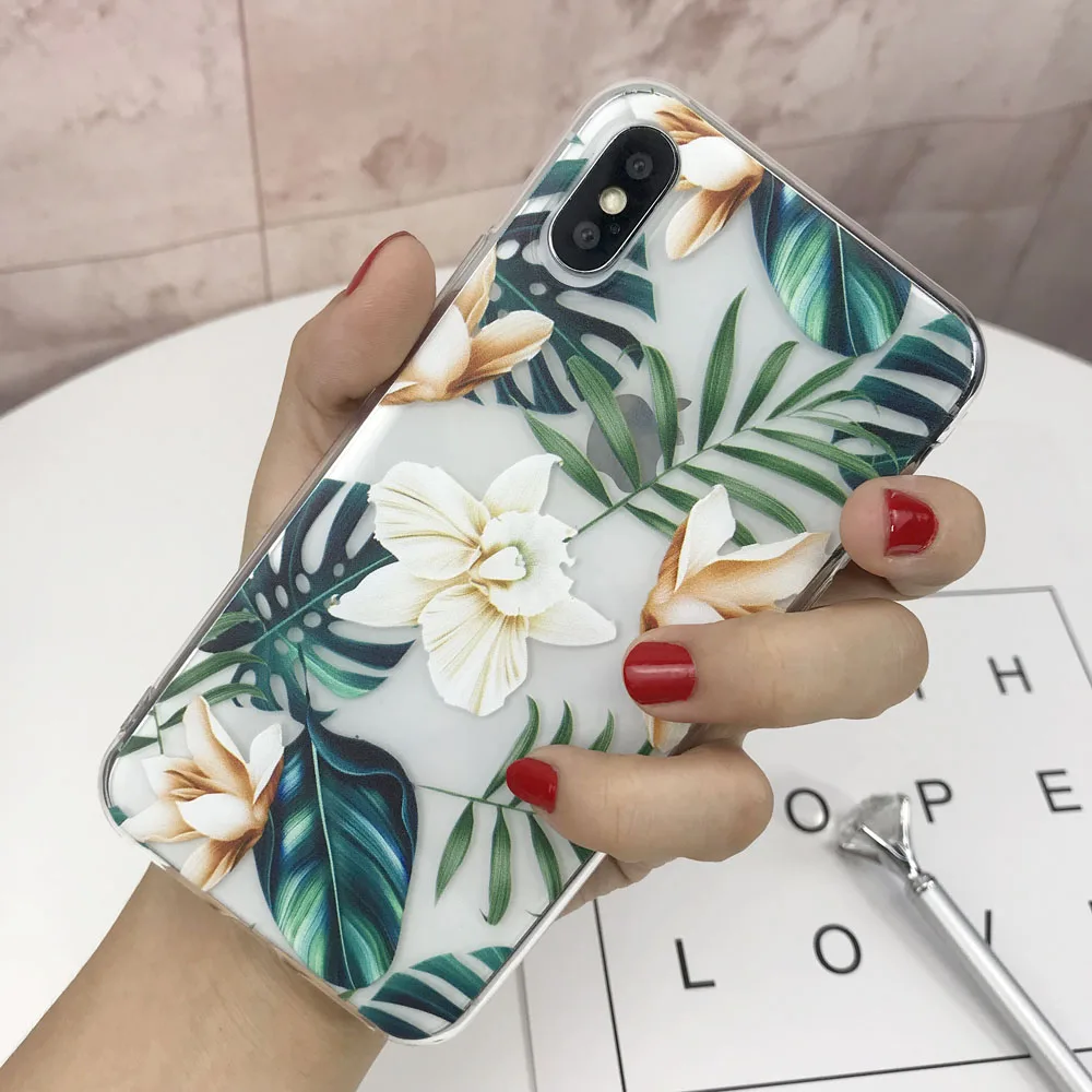 Милый чехол для iphone X, 8, 7, 6 Plus, XS, 11 Pro, чехол для MAX XR, силиконовый мягкий ТПУ чехол для телефона s, для iphone XS, 7, 8, 6, 6S Plus, X, чехол - Цвет: 16