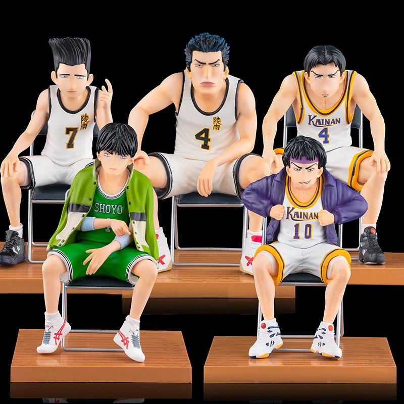5 стилей Slam Dunk фигурки модели сильнейшей команды Stting Ver. Shinichi Maki Kiyota Sendoh Uozumi Fujima ПВХ