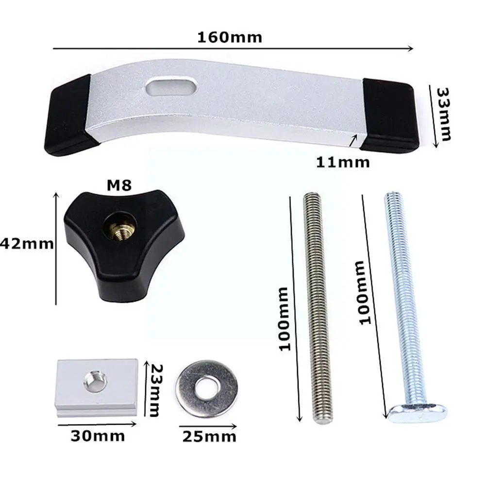 

Mini Pressure Plate Chute Uses Improved Woodworking Screw Pressure T T Block T Plate Groove Slider Pressure R6U3