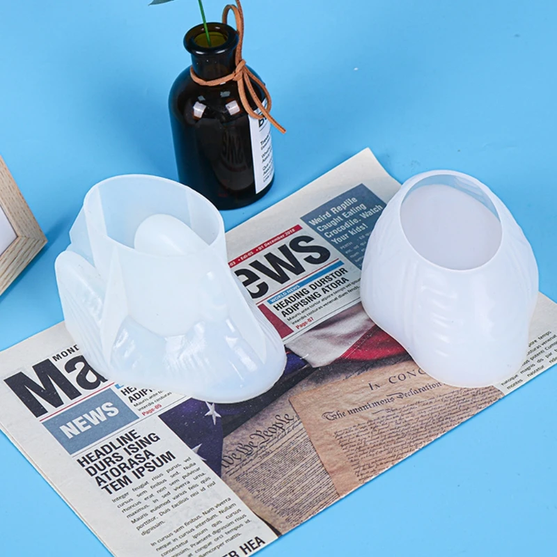 

Swan Storage Box Crystal Epoxy Resin Mold Makeup Jewelry Container Fruit Snacks Holder Case DIY Crafts Silicone Mould