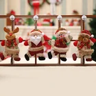 Новогодние рождественские украшения с Санта Клаусом, снеговиком, рождественский подарок, кукла-подвеска, украшения для дома, Noel Natal, 2020