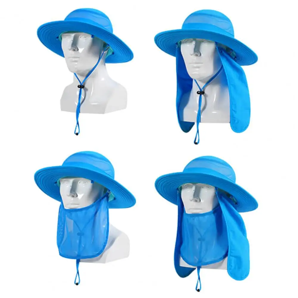 

Sunscreen Fisherman Sun Protection Anti-UV Hat Breathable Leisure Sunhat Outdoor Fishing Cap Fishing Unisex Sunhat For Beach