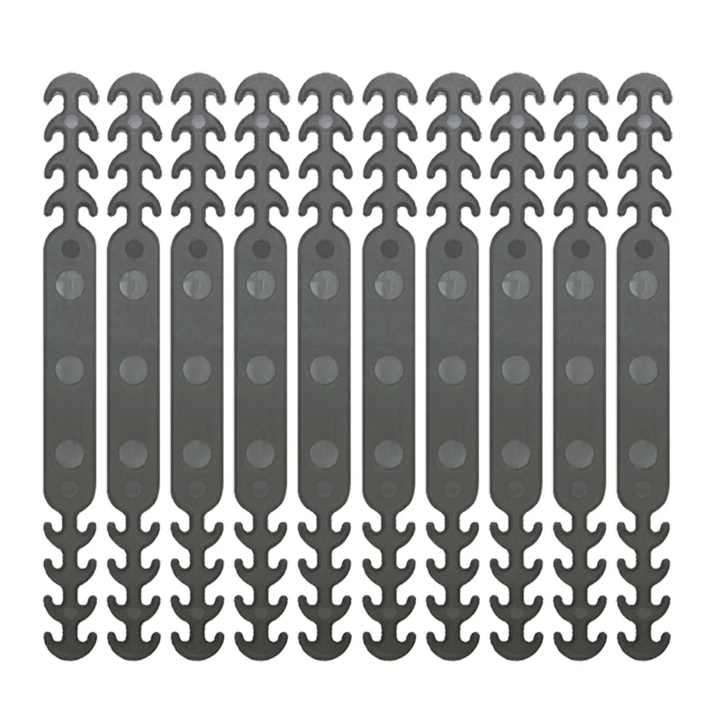 

10pcs Extender Strap Adjustable Anti-slip Silicone Mask Ear Grips Ear Hook Clip Hang Rope Grips Face Mask Extension Holder