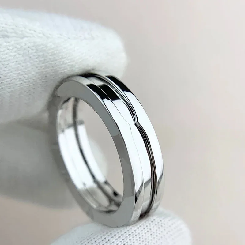 

100% Titanium Steel Ring Fashion Charm Original Brand Jewelry Rings For Men And Women Lovers Holiday Gift