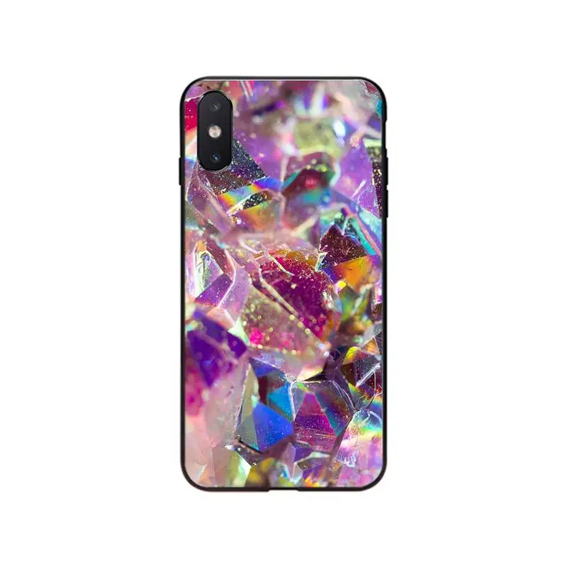 

Blue Pink Purple Gemstone Agate Marble crystal Phone Case For iPhone 12mini 12 11 ProMax XS MAX XR SE2 8 7 6 6S Plus X 5 5S SE