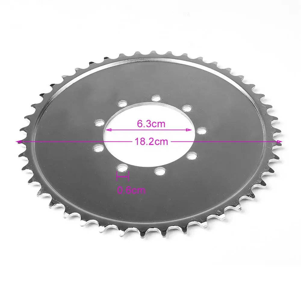 Задняя Ступица адаптер Звездочка 44T для велосипед с двигателем на Газу колеса