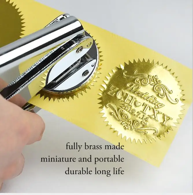 Создай свой собственный тиснения штамп/по индивидуальному заказу устройство для