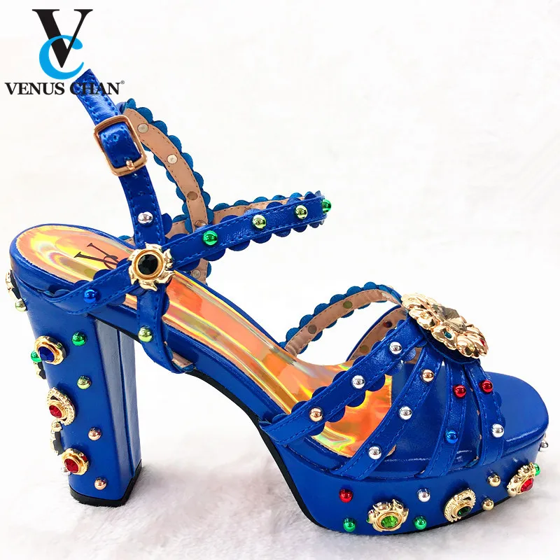 

New Ladies Pumps Women Shoes Party Wedding Shoes Decorated with Rhinestone Nigerian Women Wedding Shoes Italian Shoes for Women