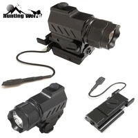 tactical military weapon light lanterna with red dot laser sight scope aming indicator fit 20mm picatinny mount for glock pistol